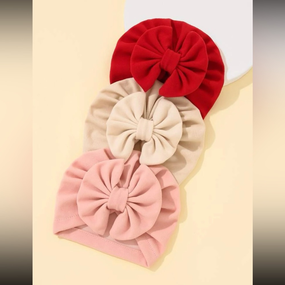 Bow turban hats or head wrap